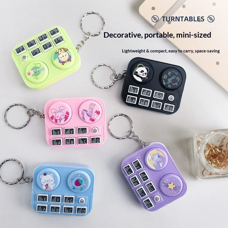 Mini Music Dj Disc Player Keychain Musical Instrument Sound Button Toy Games Children'S Educational Toy Bag Pendant Keychain
Mini Music Dj Disc Player Keychain Musical Instrument Sound Button Toy Games Children'S Educational Toy Bag Pendant Keychain