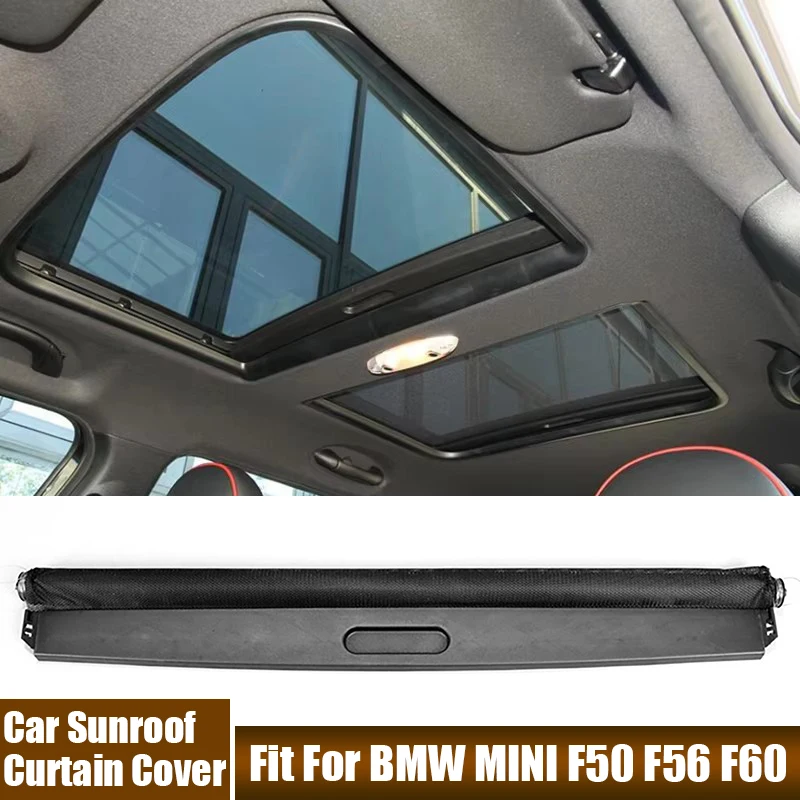 Front Rear Car Roof Sunroof Curtain Cover Black Breathable Cloth Sunroof Visor For BMW MINI F50 F56 F60 54107379618, 54107379619
Front Rear Car Roof Sunroof Curtain Cover Black Breathable Cloth Sunroof Visor For BMW MINI F50 F56 F60 54107379618, 54107379619