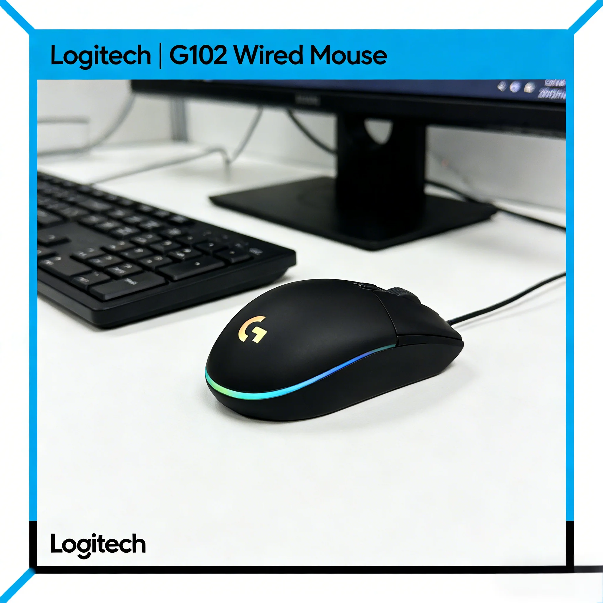 Игровая мышь Logitech G102 Prodigy 2-го поколения, сенсор 8000 DPI, для маленьких рук
Игровая мышь Logitech G102 Prodigy 2-го поколения, сенсор 8000 DPI, для маленьких рук