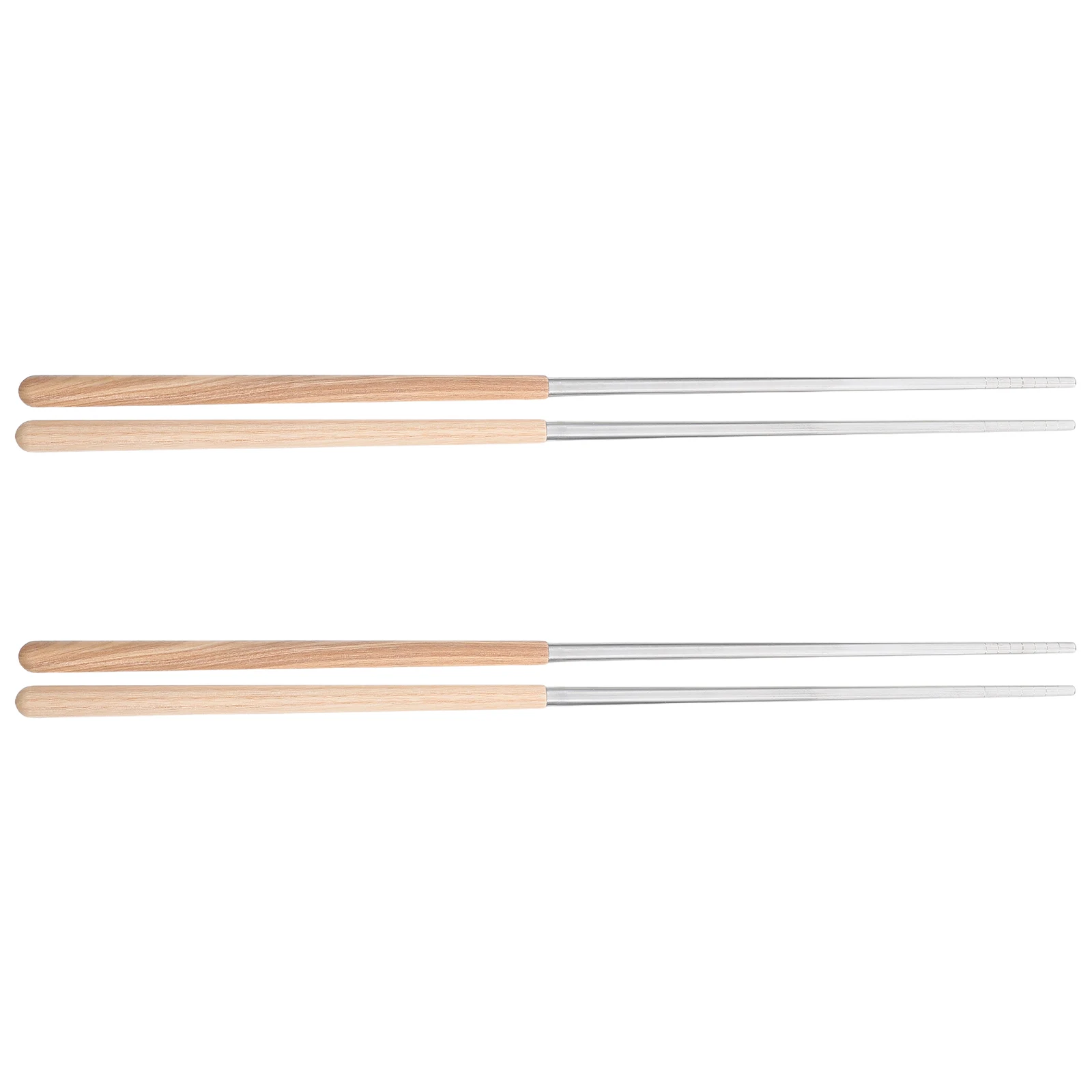 2 Pcs Extra Long Stainless Steel Chopsticks for Hot Pot Cooking Reusable Wood Frying Kitchen Tools Easy Clean
2 Pcs Extra Long Stainless Steel Chopsticks for Hot Pot Cooking Reusable Wood Frying Kitchen Tools Easy Clean