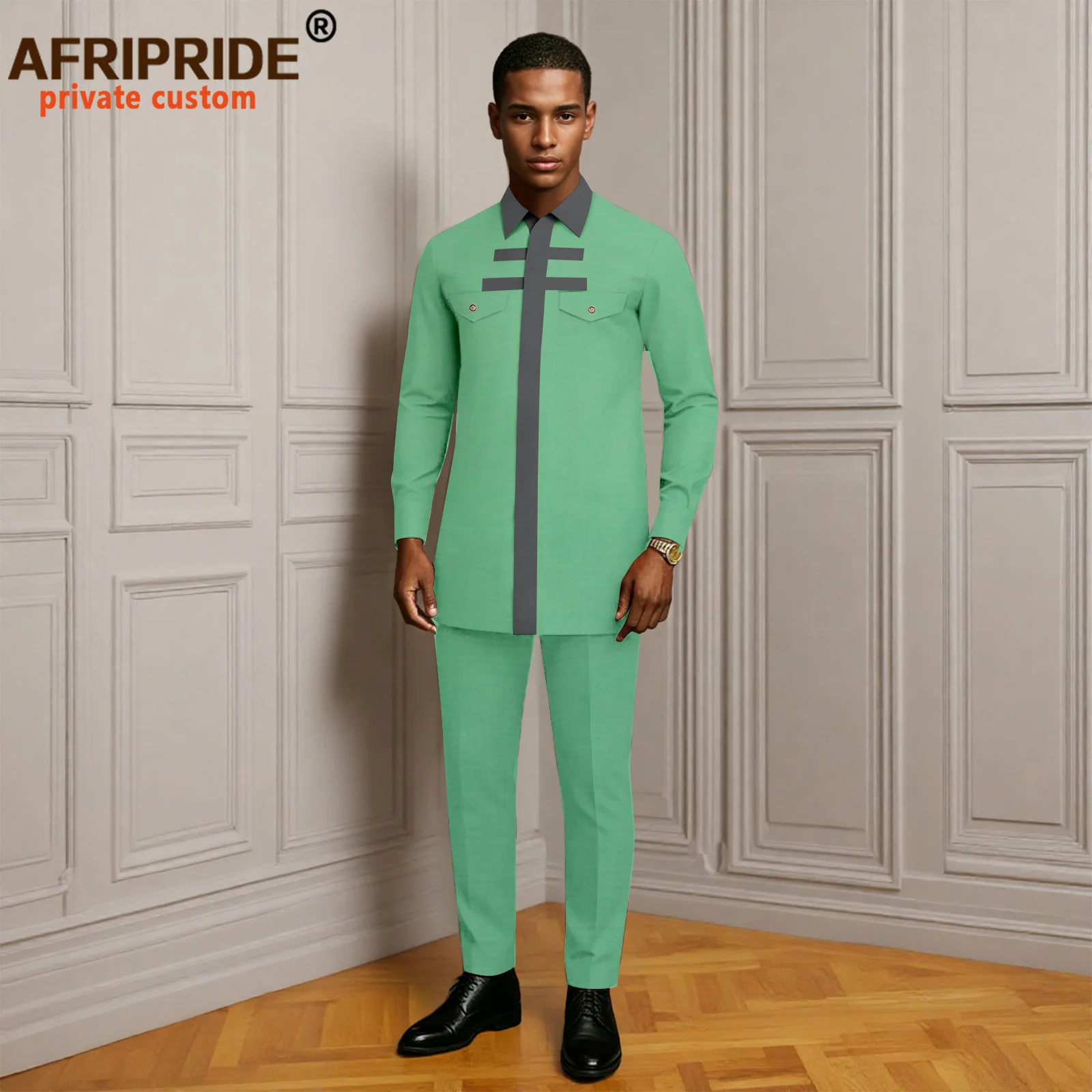 African Clothing for Men Full Sleeve Pockets Shirts and Pants Piece Set Dashiki Outfits Solid Color Traditional Attire 2616022
African Clothing for Men Full Sleeve Pockets Shirts and Pants Piece Set Dashiki Outfits Solid Color Traditional Attire 2616022