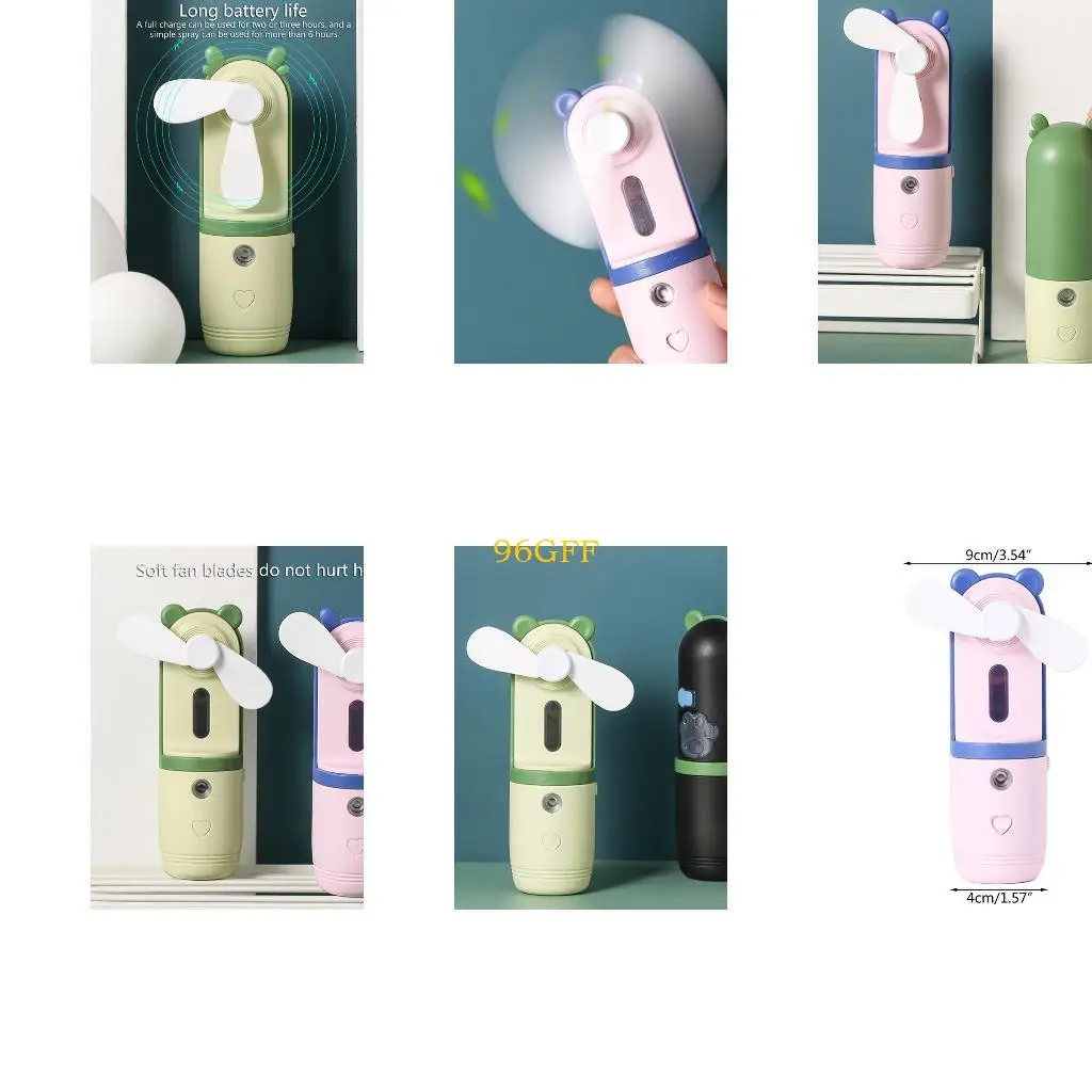 96GF Маленький охлаждающий вентилятор Портативный ручной вентилятор с водой спрей USB Перезаряжаемый ресницы вентилятор мини шум 
96GF Маленький охлаждающий вентилятор Портативный ручной вентилятор с водой спрей USB Перезаряжаемый ресницы вентилятор мини шум