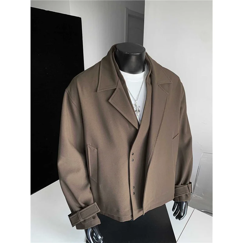 Мужской пиджак Briti Preppy: легкий, винтажный, модный, повседневный, в западном стиле, с двубортной застежкой на пуговицах
Мужской пиджак Briti Preppy: легкий, винтажный, модный, повседневный, в западном стиле, с двубортной застежкой на пуговицах