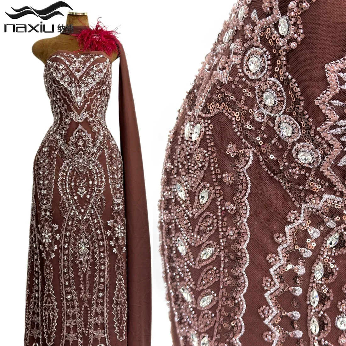 Madison Luxury 5Y African Beads Groom Heavy Lace Fabric High Quality Sequins Embroidery French Tulle Laces for Nigeiran Dress
Madison Luxury 5Y African Beads Groom Heavy Lace Fabric High Quality Sequins Embroidery French Tulle Laces for Nigeiran Dress