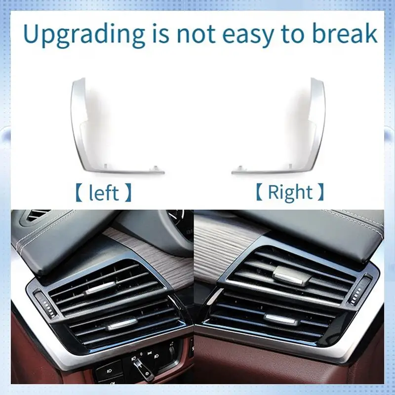 A70R-For BMW X5 X6 F15 F16 Front Left Air Conditioning Air Vents Silver Decorative Frame Car Parts
A70R-For BMW X5 X6 F15 F16 Front Left Air Conditioning Air Vents Silver Decorative Frame Car Parts