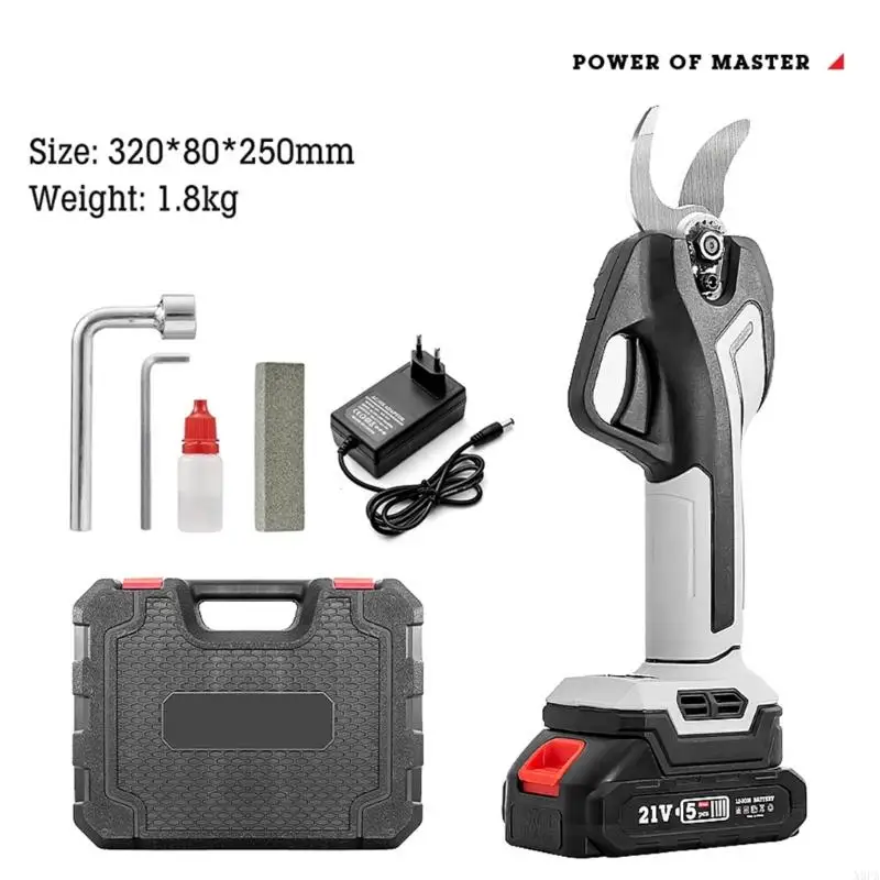 X9FA Professional Rechargeable Electric Gardening Wireless Scissors Pruning Tool 21V
X9FA Professional Rechargeable Electric Gardening Wireless Scissors Pruning Tool 21V
