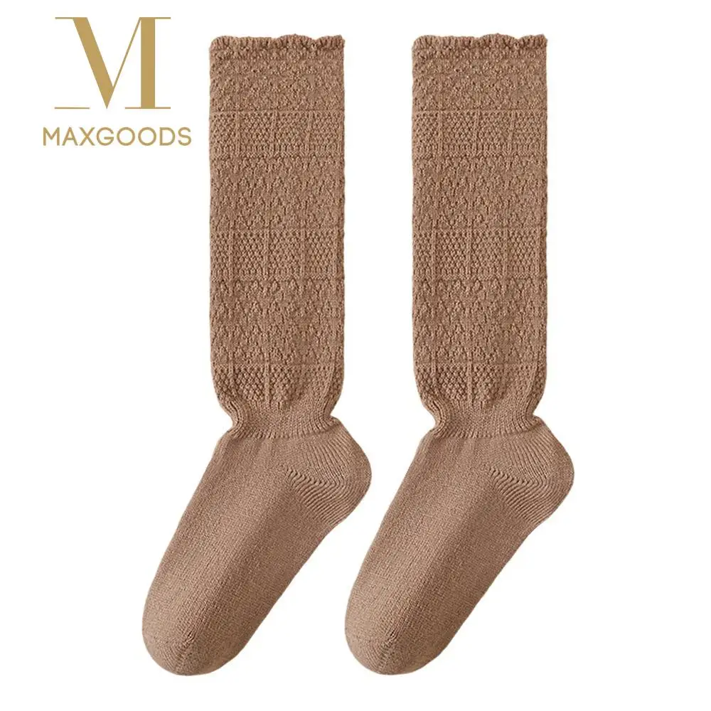 Fashion Solid Color Knitted Calf Socks Y2K Lolita Lace Long Tube Sox Leg Warmers for Women Girls
Fashion Solid Color Knitted Calf Socks Y2K Lolita Lace Long Tube Sox Leg Warmers for Women Girls