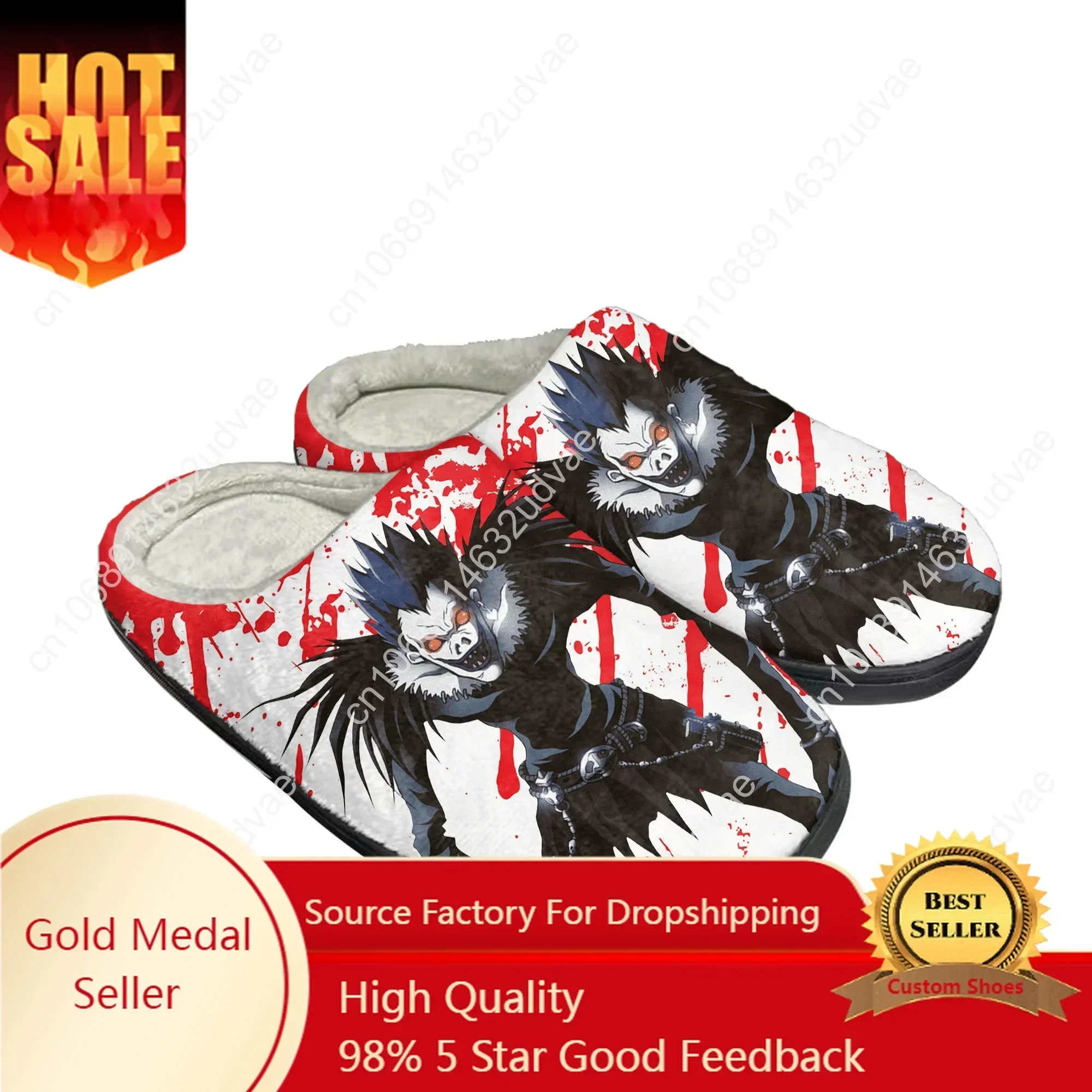Ryuk Horror Halloween Death Note Home Cotton Custom Slippers Mens Womens Sandals Plush Casual Keep Warm Shoes Thermal Slipper
Ryuk Horror Halloween Death Note Home Cotton Custom Slippers Mens Womens Sandals Plush Casual Keep Warm Shoes Thermal Slipper