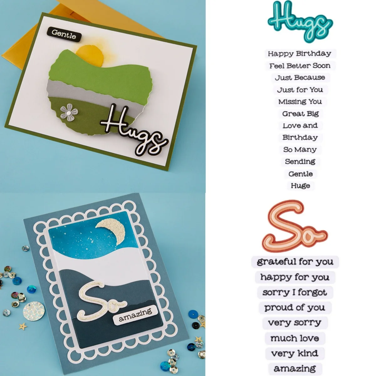 Love and Hugs Sentiments Stamp Metal Cutting Dies for DIY Making Card Scrapbook Embossed Paper Craft Supplie Template Decoration
Love and Hugs Sentiments Stamp Metal Cutting Dies for DIY Making Card Scrapbook Embossed Paper Craft Supplie Template Decoration