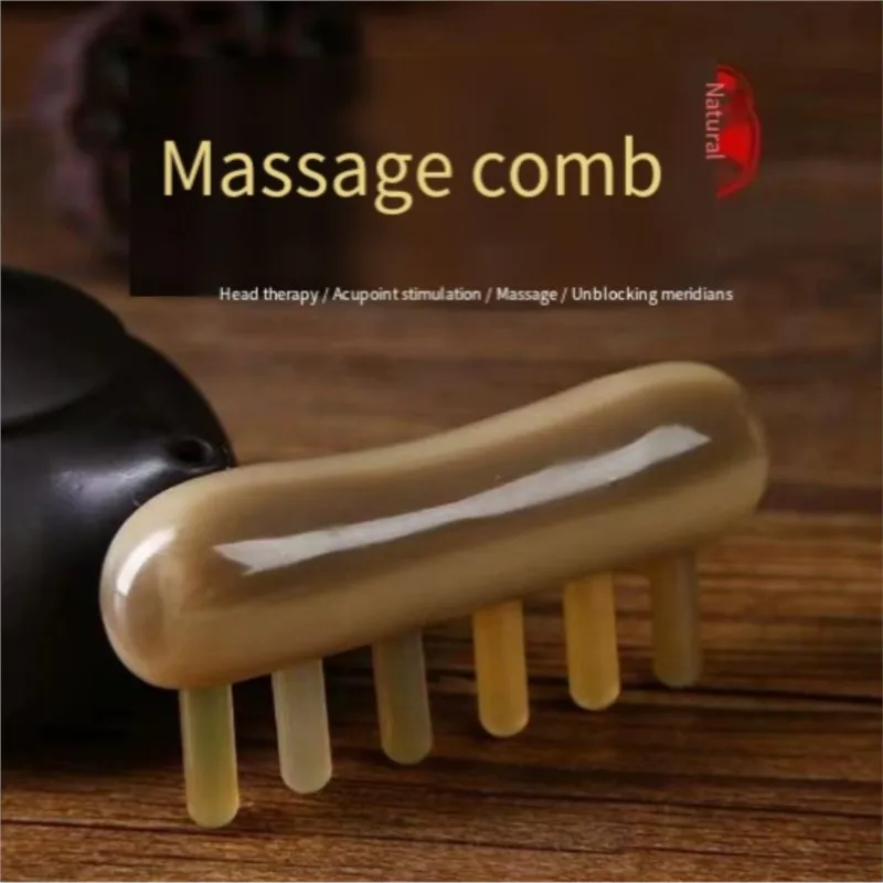 Natural Horn Guasha Massage Comb Wide Teeth Hair Brush Meridian Scraper Blood Circulation Cellulite Skin Detox Body Massage Tool
Natural Horn Guasha Massage Comb Wide Teeth Hair Brush Meridian Scraper Blood Circulation Cellulite Skin Detox Body Massage Tool
