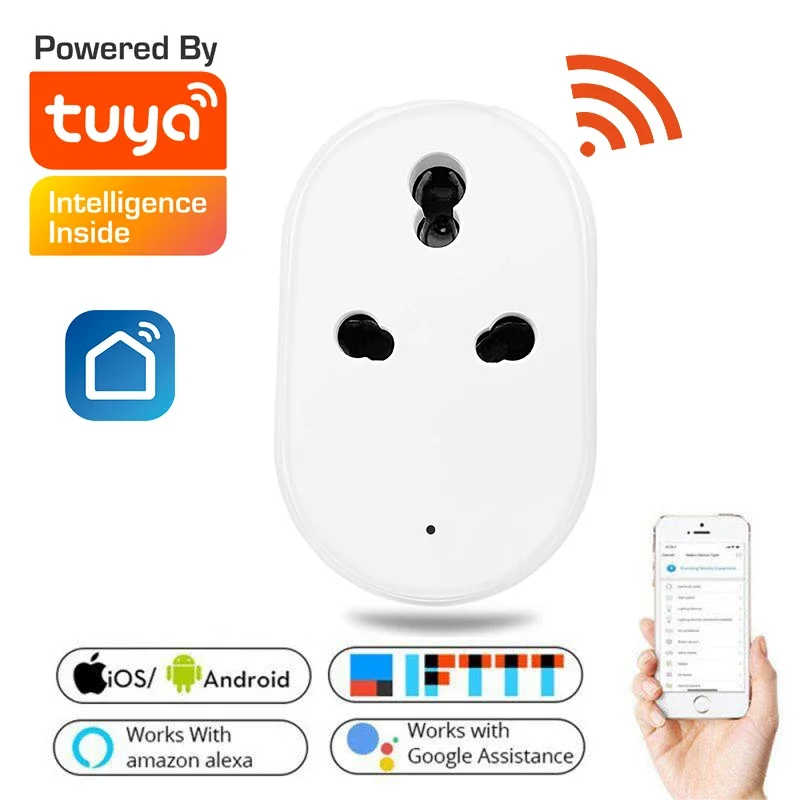 Tuay India South Africa 16A Smart WiFi Plug Tuya Alexa Google Assistant IFTTT USA UK Plug Voice Control Socket Outlet Smartlife
Tuay India South Africa 16A Smart WiFi Plug Tuya Alexa Google Assistant IFTTT USA UK Plug Voice Control Socket Outlet Smartlife