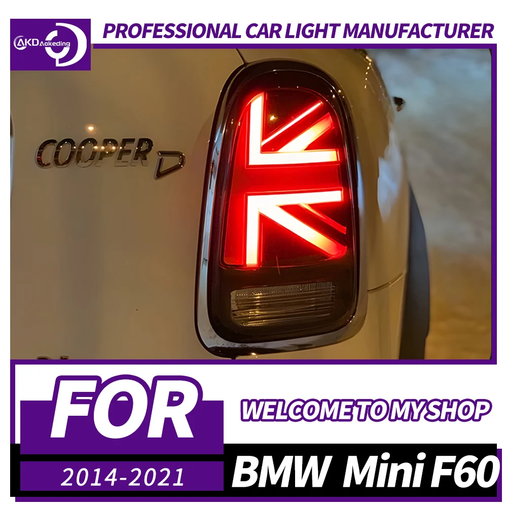 AKD Tail Lamp for BMW Mini Cooper Countryman F60 LED Tail Light 2014-2021 F60 Rear Fog Brake Turn Signal Automotive Accessories
AKD Tail Lamp for BMW Mini Cooper Countryman F60 LED Tail Light 2014-2021 F60 Rear Fog Brake Turn Signal Automotive Accessories