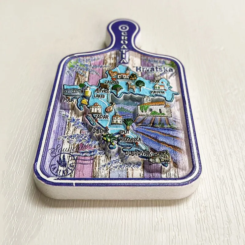 Croatia Travel Souvenir Creative Map 3D Decoration 3d Colorful Refrigerator Magnet Gift High Aesthetic
Croatia Travel Souvenir Creative Map 3D Decoration 3d Colorful Refrigerator Magnet Gift High Aesthetic
