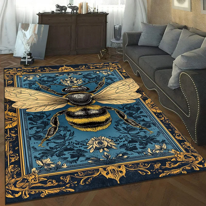 Bee & Vintage Floral Indoor Outdoor Rug – Machine Washable Polyester Mat for Entryway Living Room Bedroom Home Decor
Bee & Vintage Floral Indoor Outdoor Rug – Machine Washable Polyester Mat for Entryway Living Room Bedroom Home Decor