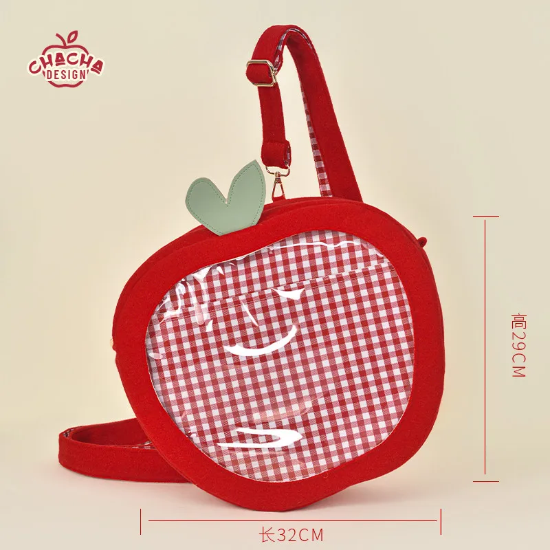 Original Cartoon Girl Heart Red Apple Lta Bag Women Cute Sweet Two-dimensional Comic Show Bar Bag Large Capacity Lolita Backpack
Original Cartoon Girl Heart Red Apple Lta Bag Women Cute Sweet Two-dimensional Comic Show Bar Bag Large Capacity Lolita Backpack