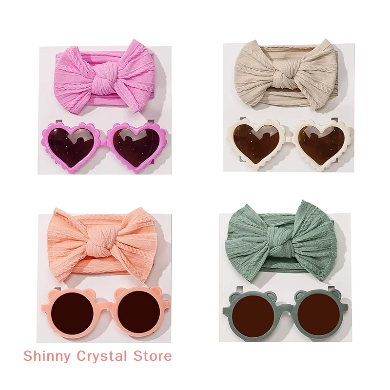 High Stretch Soft Nylon Children's Hair Accessories, Bow Headband with Sunglasses Set, Baby Bandana Newborn Hair Accessories
High Stretch Soft Nylon Children's Hair Accessories, Bow Headband with Sunglasses Set, Baby Bandana Newborn Hair Accessories