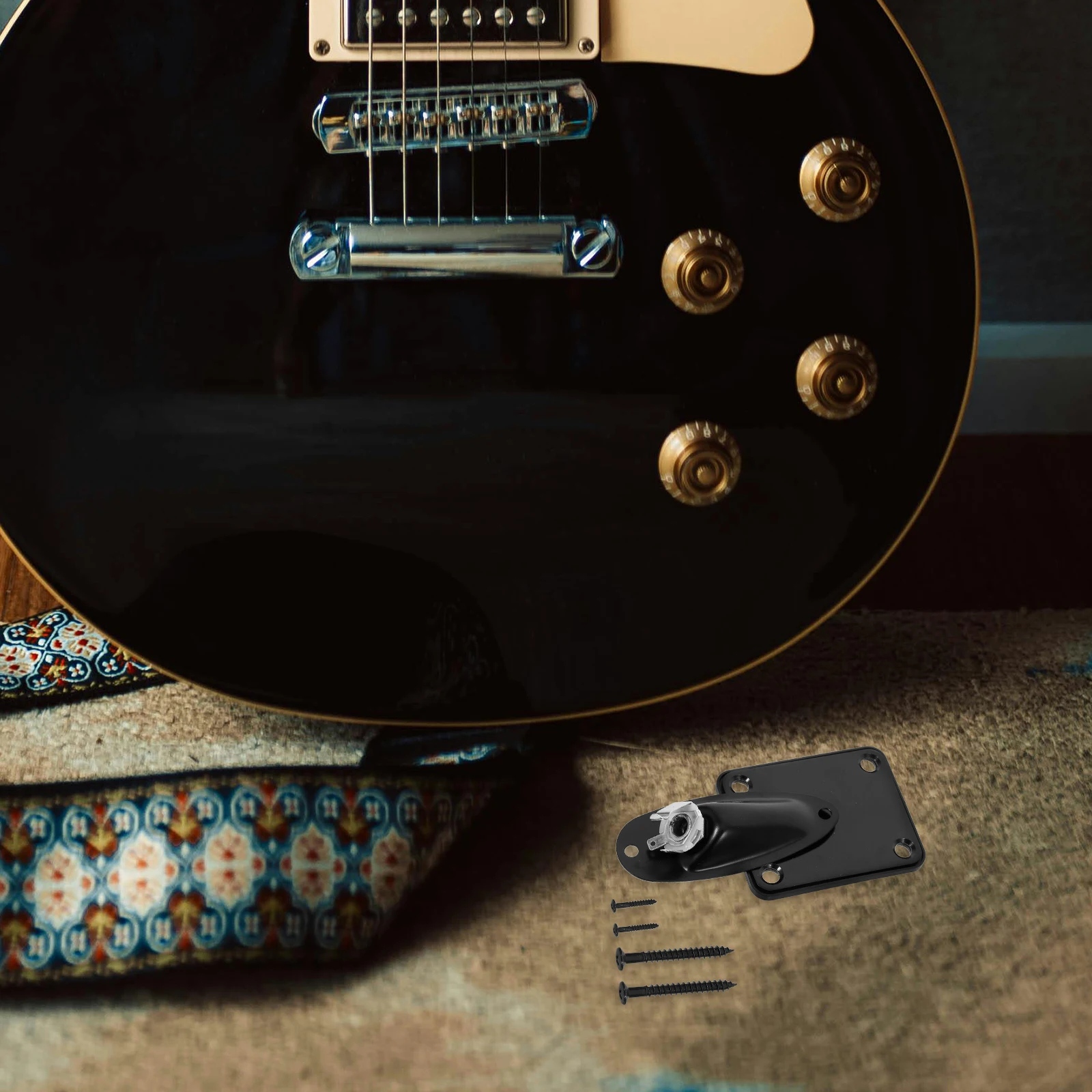 1Set Professional Electric Guitar Jack Socket Plate Replacement Durable Metal Guitar Parts Suitable for Bass Pickup Jack Plates
1Set Professional Electric Guitar Jack Socket Plate Replacement Durable Metal Guitar Parts Suitable for Bass Pickup Jack Plates