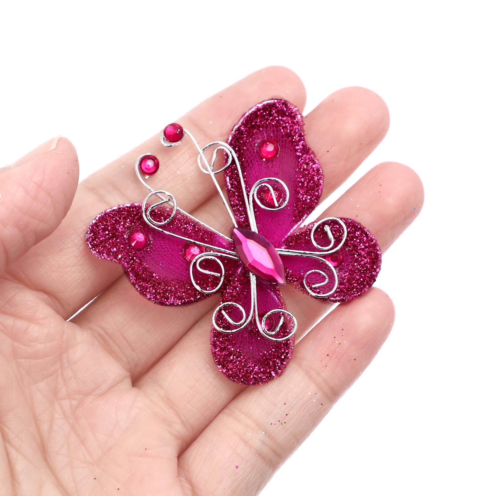 36 Pcs Rhinestone Butterfly Crafts Organza Decoration Hanging Decorations for Cake Miniature Embellishment Bride
36 Pcs Rhinestone Butterfly Crafts Organza Decoration Hanging Decorations for Cake Miniature Embellishment Bride