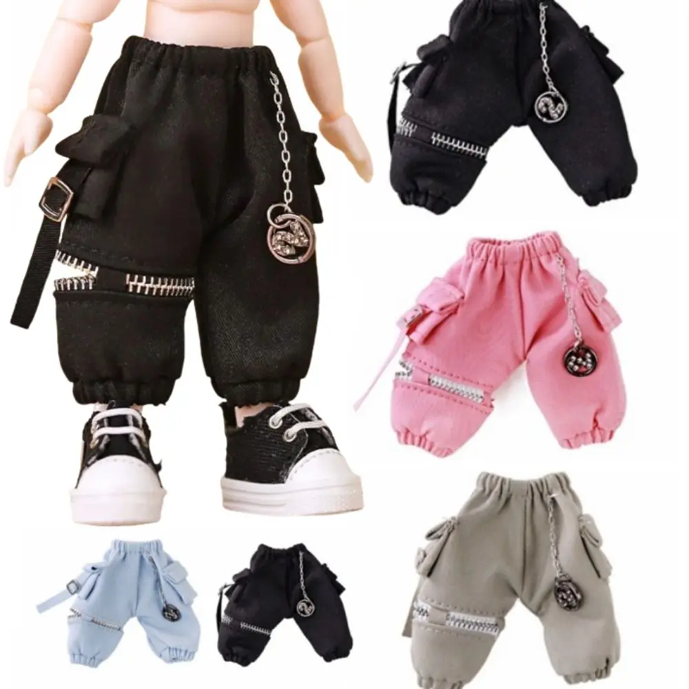 1/12 Bjd Cloth With Pockets OB11 Trousers Daily Casual Chain Overalls Doll Cargo Pants Handmade Elastic Waist Obitsu 11 Clothes
1/12 Bjd Cloth With Pockets OB11 Trousers Daily Casual Chain Overalls Doll Cargo Pants Handmade Elastic Waist Obitsu 11 Clothes