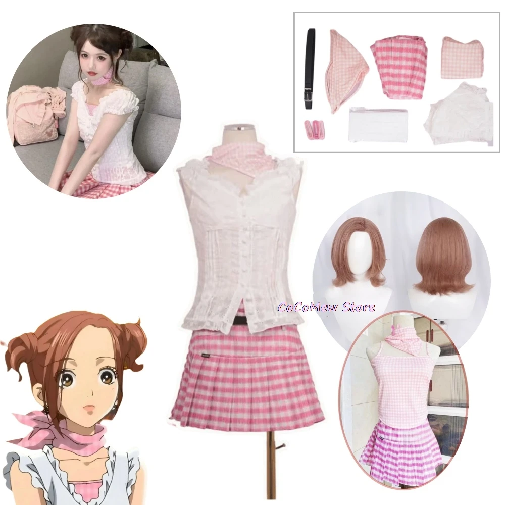 Anime Comic Nana Komatsu Nana Cosplay Costume Wig Women Girls Cosplay Daily Pink Outfit Uniform Angel Sexy Halloween Party Suit
Anime Comic Nana Komatsu Nana Cosplay Costume Wig Women Girls Cosplay Daily Pink Outfit Uniform Angel Sexy Halloween Party Suit
