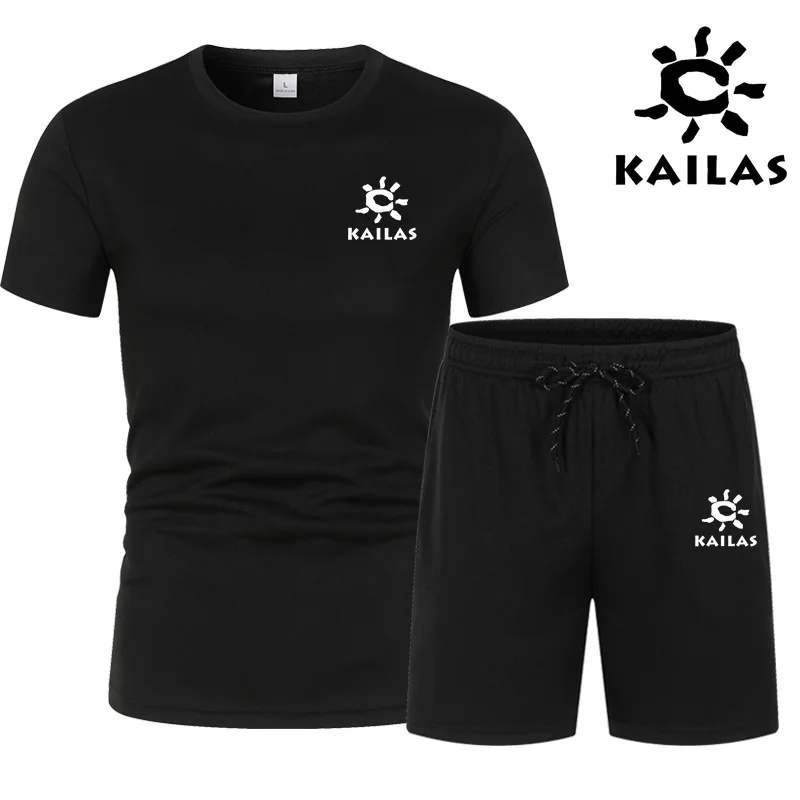 Спортивный костюм KAILAS для мужчин и женщин, летний сетчатый, быстросохнущий, дышащий, для бега, тренировок, фитнеса с коротким рукавом + шорты
Спортивный костюм KAILAS для мужчин и женщин, летний сетчатый, быстросохнущий, дышащий, для бега, тренировок, фитнеса с коротким рукавом + шорты