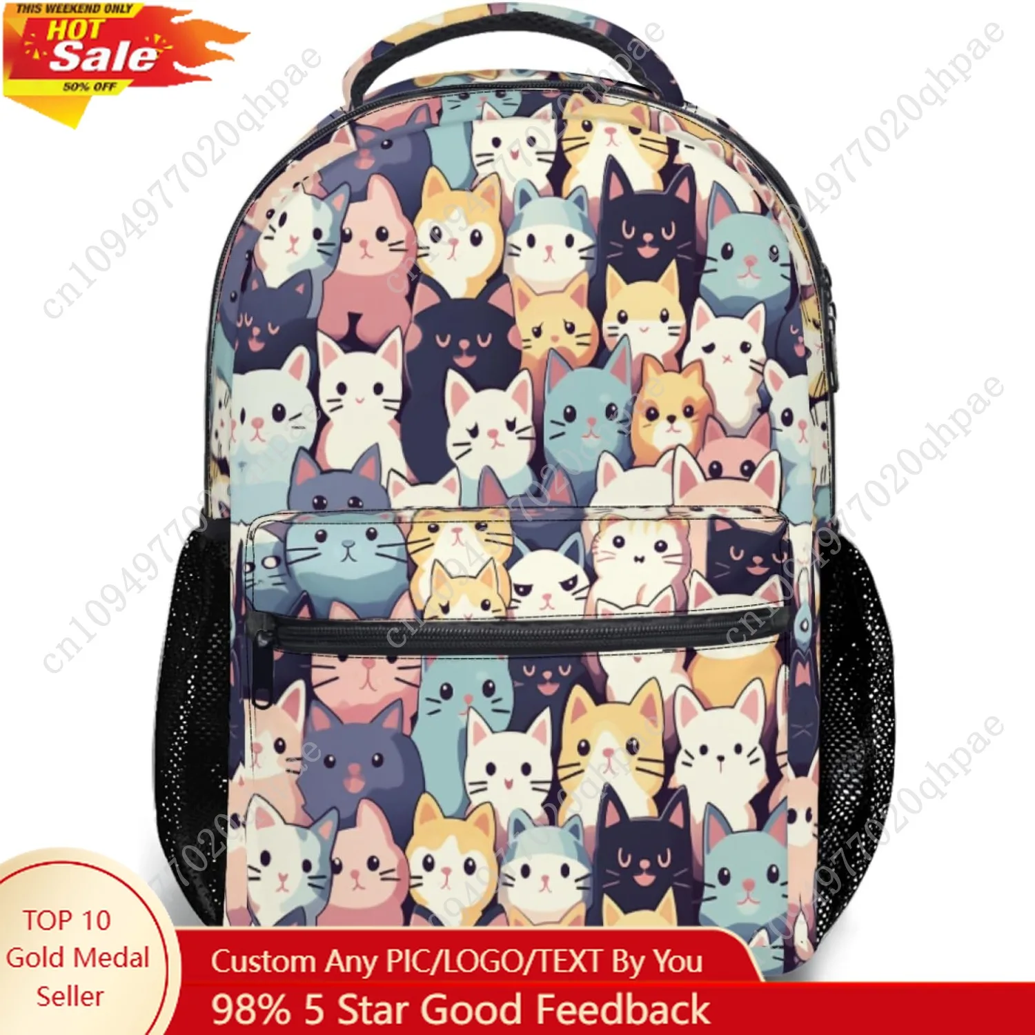 Nerxy Cute Cats Kids Backpack for Girls Boys Cute Kittens Pattern Elementary School Bag Animal Bookbags Travel Rucksack Casual D
Nerxy Cute Cats Kids Backpack for Girls Boys Cute Kittens Pattern Elementary School Bag Animal Bookbags Travel Rucksack Casual D