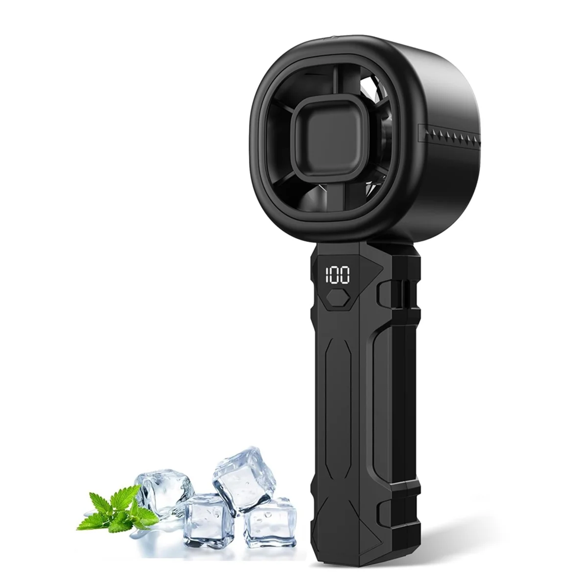 Retails Portable Handheld Fan,Personal Fan with Digital Display,3 Wind Speeds,3000mAh Battery USB Rechargeable Black
Retails Portable Handheld Fan,Personal Fan with Digital Display,3 Wind Speeds,3000mAh Battery USB Rechargeable Black