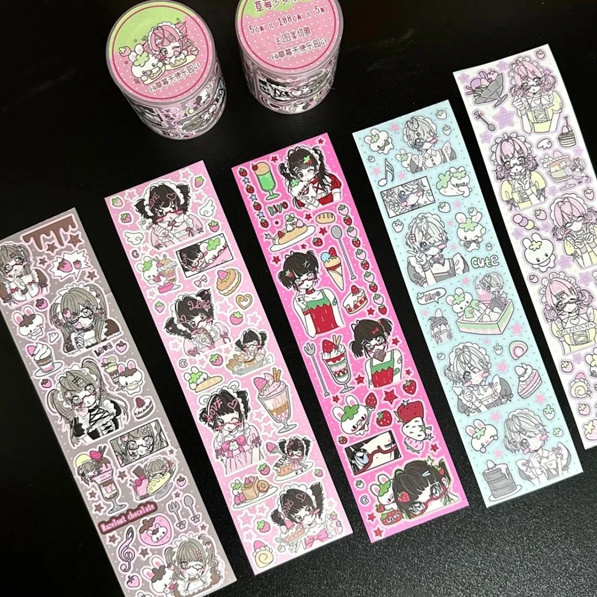 Cute Korean-style INS Strawberry Girl Sticker Cartoon Beverage Girl Korean-style Decorative Character Sticker Retro Friend Gift
Cute Korean-style INS Strawberry Girl Sticker Cartoon Beverage Girl Korean-style Decorative Character Sticker Retro Friend Gift