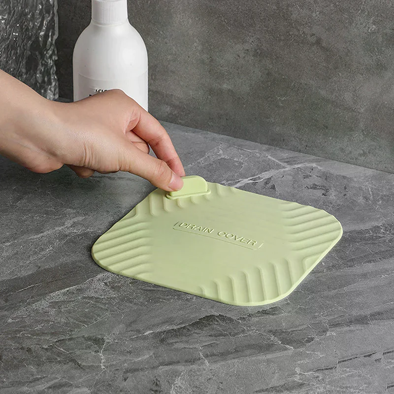 Anti-blocking Silicone Floor Drain Cover For Bathroom Anti-hair Cockroach-proof Floor Drain Pad Sewer Pipe Deodorant Mat
Anti-blocking Silicone Floor Drain Cover For Bathroom Anti-hair Cockroach-proof Floor Drain Pad Sewer Pipe Deodorant Mat