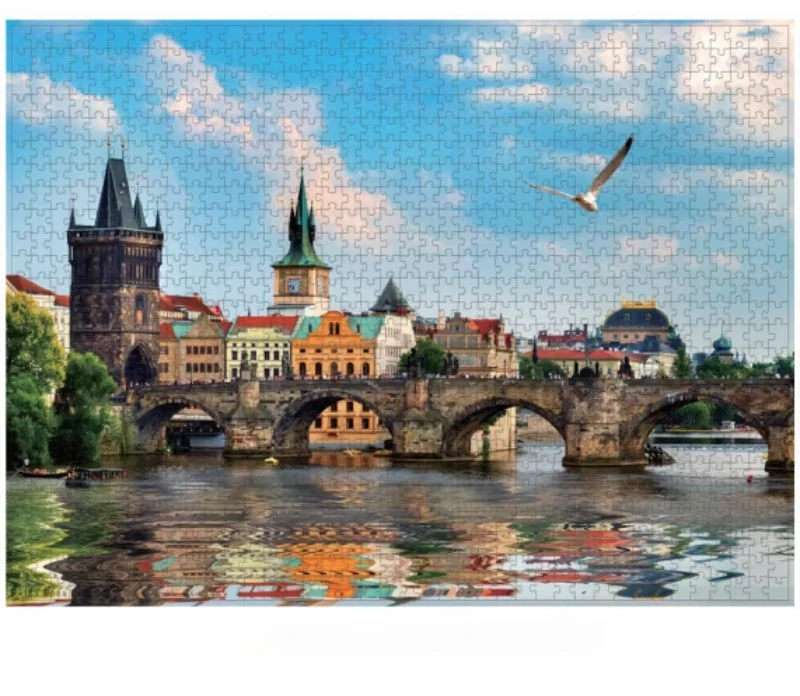 500/1000/1200/2000Pieces High Quality Jigsaw Puzzle Toy Blue Card Paper Adult Building Landscape Prague Oil Painting Puzzle
500/1000/1200/2000Pieces High Quality Jigsaw Puzzle Toy Blue Card Paper Adult Building Landscape Prague Oil Painting Puzzle