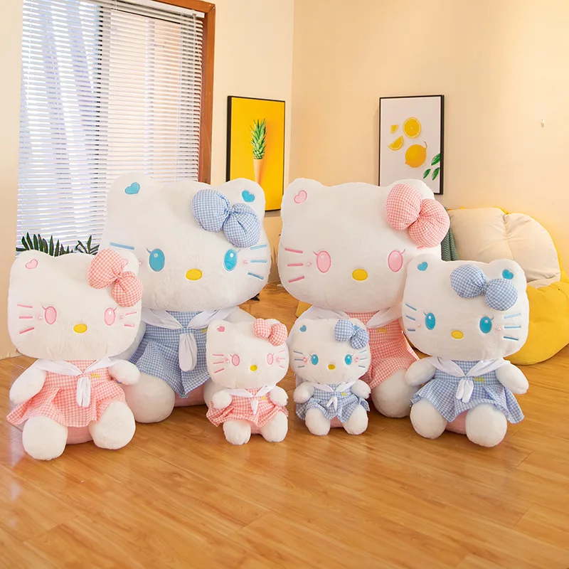 Sanrio большая плюшевая кавайная плюшевая кукла Hello Kitty с платьем, мягкая игрушка для детей, подарок на день рождения, плюшевая мягкая кукла для
Sanrio большая плюшевая кавайная плюшевая кукла Hello Kitty с платьем, мягкая игрушка для детей, подарок на день рождения, плюшевая мягкая кукла для
