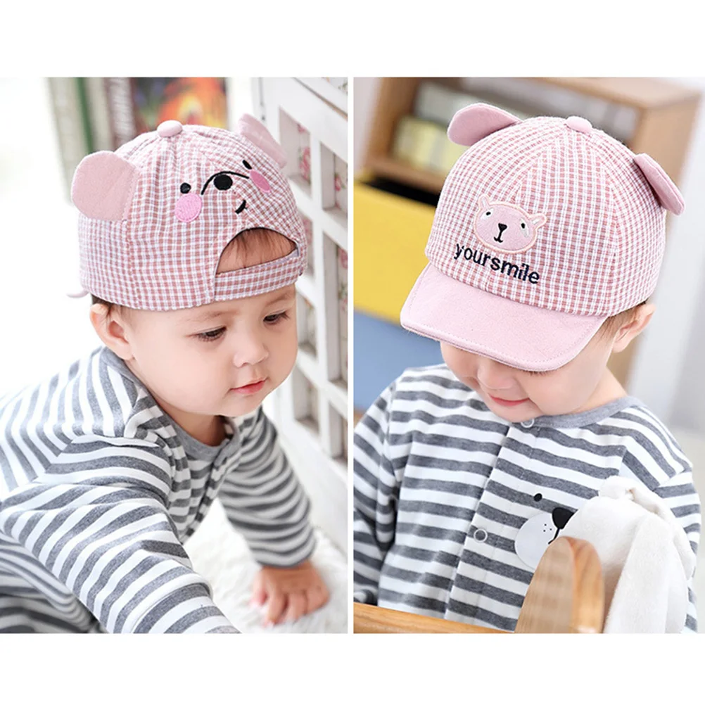 Cartoon Peaked Cap Kids Baby Boy Ear Hat Sun Protection Anti UV Cotton Material Animal Ear Decor Travel Beach Party Daily
Cartoon Peaked Cap Kids Baby Boy Ear Hat Sun Protection Anti UV Cotton Material Animal Ear Decor Travel Beach Party Daily
