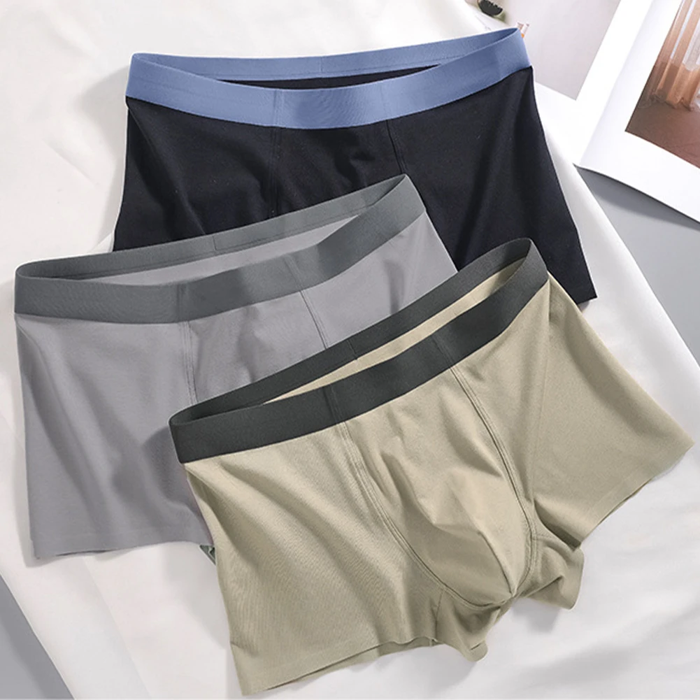 Men Cotton Boxers Seamless Underwear Sexy Big Bulge Pouch Briefs Comfort Underpants Loose Elasticity Trunks Soft Bottom Wear
Men Cotton Boxers Seamless Underwear Sexy Big Bulge Pouch Briefs Comfort Underpants Loose Elasticity Trunks Soft Bottom Wear