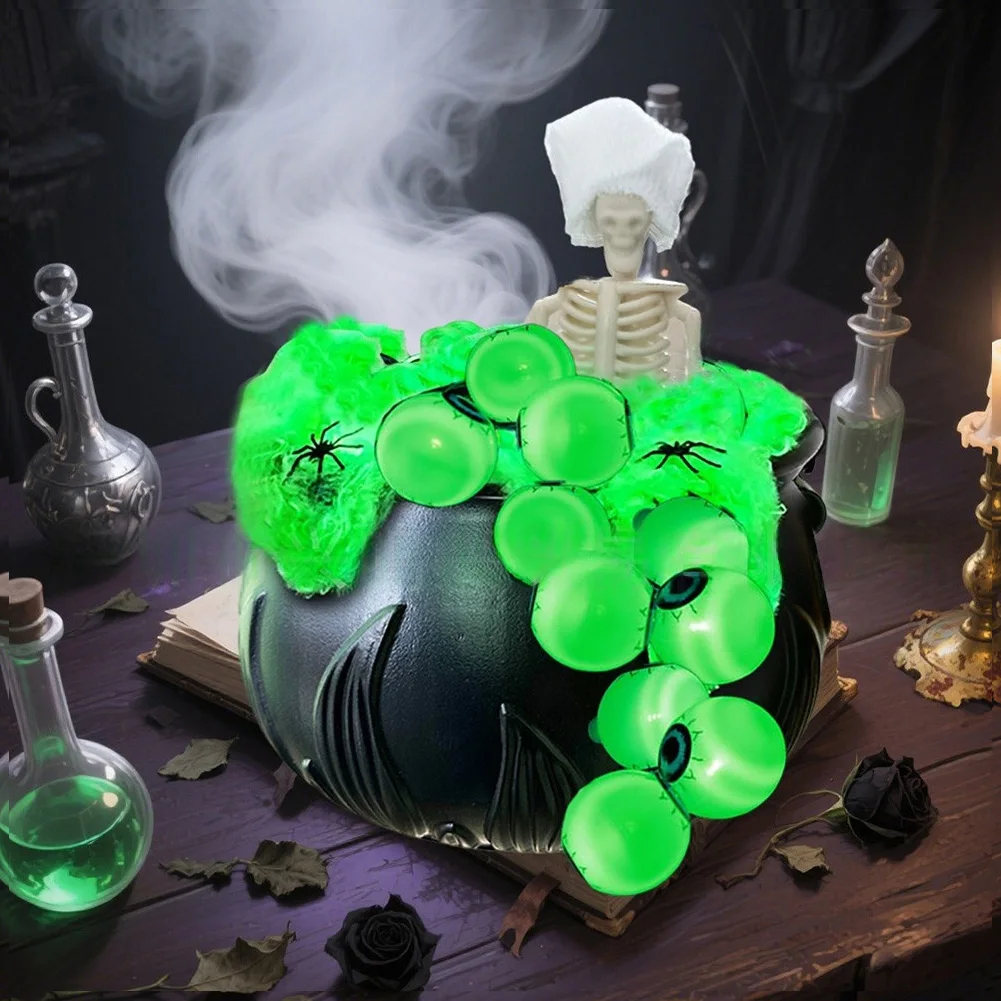 Halloween Lighted Bubble Skull Pot Decoration Featuring Horror Eyeball Design for Fireplace and Tabletop Display 
Halloween Lighted Bubble Skull Pot Decoration Featuring Horror Eyeball Design for Fireplace and Tabletop Display