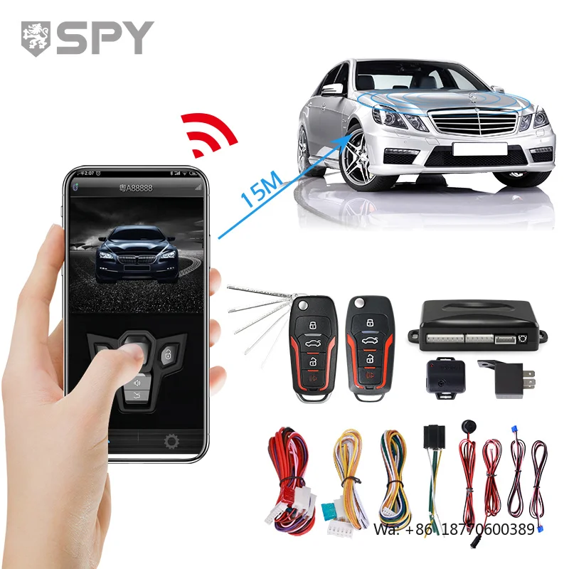 SPY Smart Car Control Intelligent Auto Alarm System Keyless Smartphone App Security Systems for Cars
SPY Smart Car Control Intelligent Auto Alarm System Keyless Smartphone App Security Systems for Cars