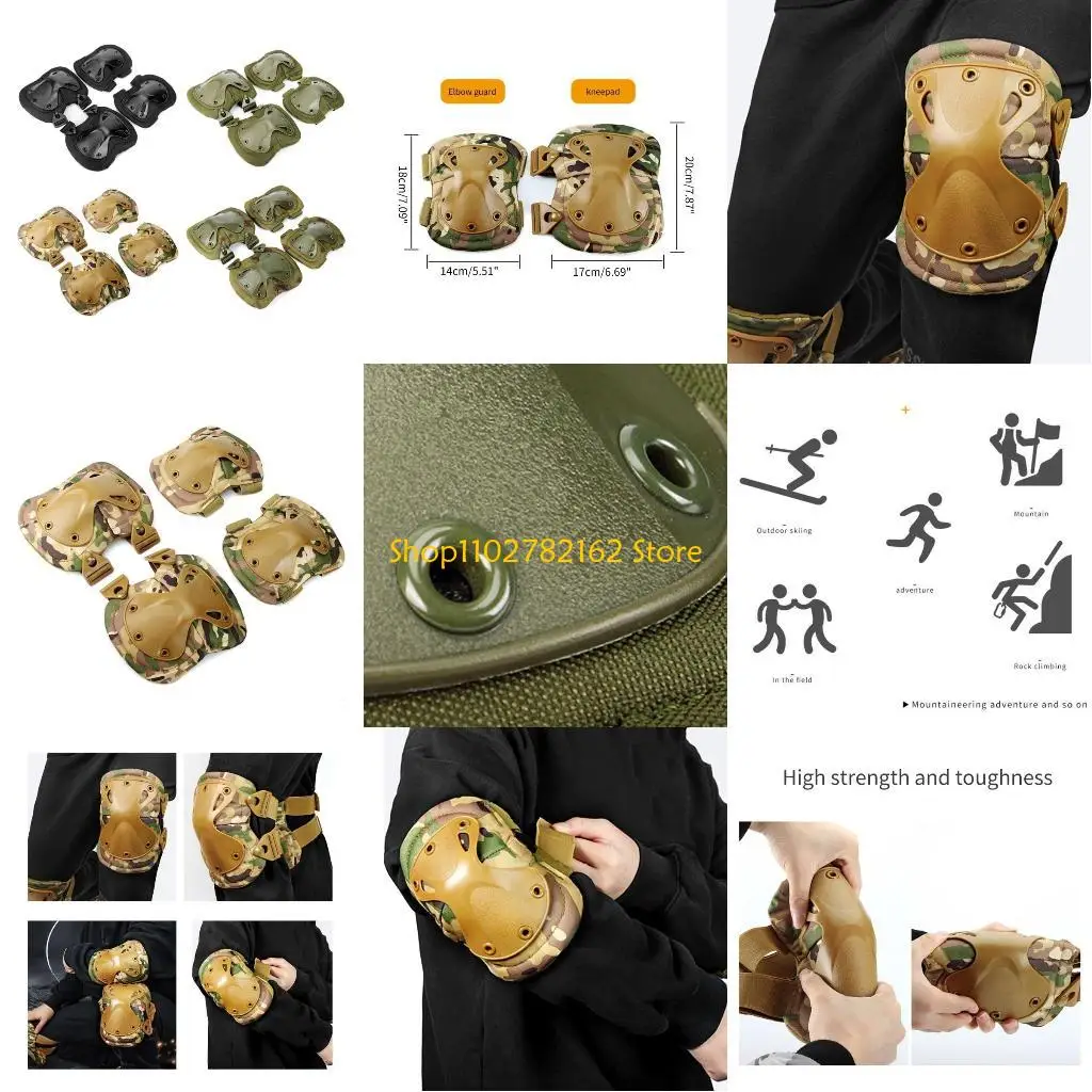 547B Knee Pad Elbow Protector Outdoor Sport Kneepad Safety Elbow Pads Set
547B Knee Pad Elbow Protector Outdoor Sport Kneepad Safety Elbow Pads Set