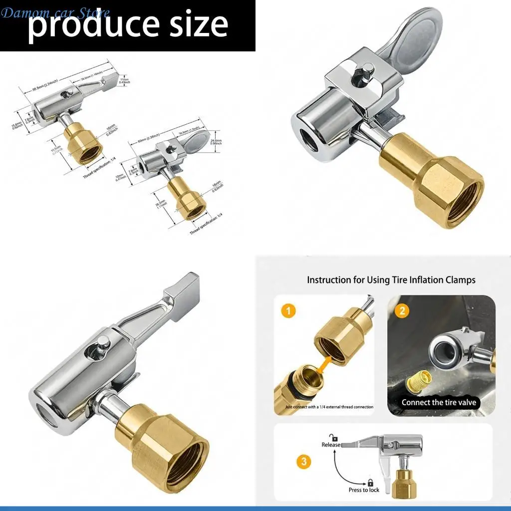 A2UC Герметичный адаптер для накачивания шин со сменным сердечником клапанов, специально разработанный для систем с двойными
A2UC Герметичный адаптер для накачивания шин со сменным сердечником клапанов, специально разработанный для систем с двойными