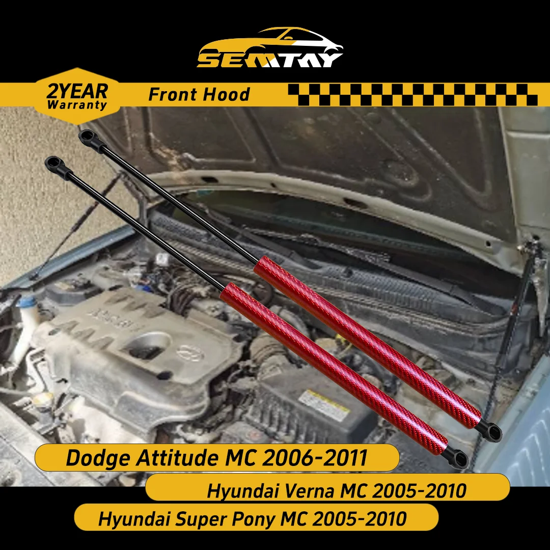 Амортизаторы капота SEMTAY, совместимые с Dodge Attitude MC 2006-2011 / Hyundai Accent/Verna MC 2005-2010, газовые упоры для капота
Амортизаторы капота SEMTAY, совместимые с Dodge Attitude MC 2006-2011 / Hyundai Accent/Verna MC 2005-2010, газовые упоры для капота