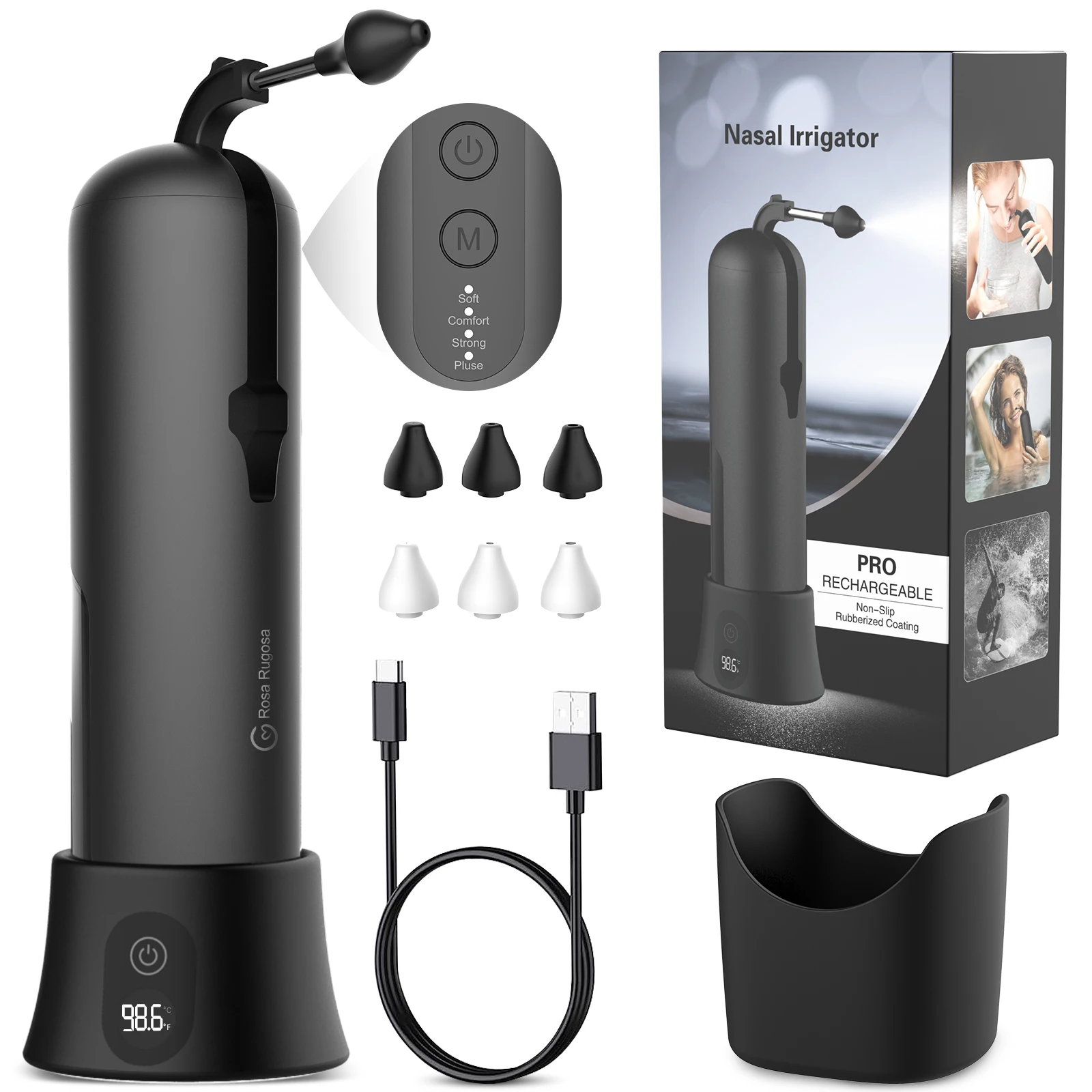 200ml Water Tank Household Electric Nasal Washer Safe Cleaning Care Waterproof Sinus Rinse Heat System Cleansing Nasal Irrigator
200ml Water Tank Household Electric Nasal Washer Safe Cleaning Care Waterproof Sinus Rinse Heat System Cleansing Nasal Irrigator