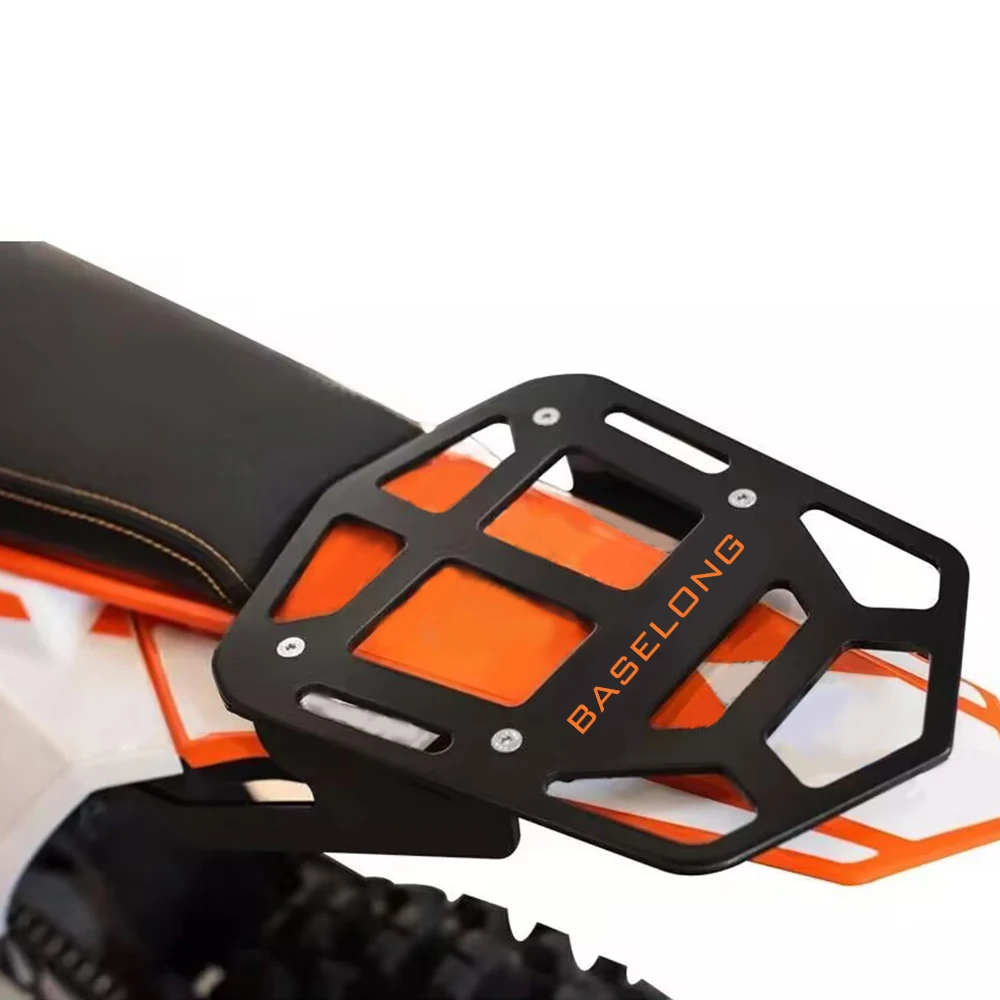 For KTM 350 500 EXC-F Motorcycle Rear Luggage Rack Holder Bracket Top Case Mount Plate Parts 350/500 EXCF EXC F 2017 2018 2019