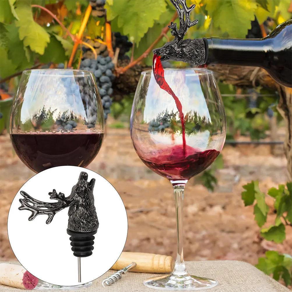 Creative Deer Head Wine Pourer Alloy Liquor Bottle Pourer Reusable for Home Bars Ktv Smooth Pour Spout Cocktail Whisky Aerator
Creative Deer Head Wine Pourer Alloy Liquor Bottle Pourer Reusable for Home Bars Ktv Smooth Pour Spout Cocktail Whisky Aerator