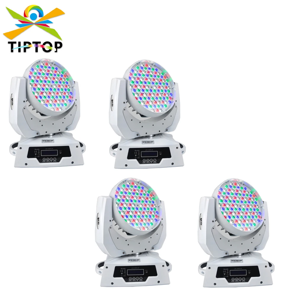TIPTOP 108x3W LED Moving Head Light White Shell Wash Effect DJ Light RGBW DMX 512 Stage Light for Christmas Wedding Disco Party
TIPTOP 108x3W LED Moving Head Light White Shell Wash Effect DJ Light RGBW DMX 512 Stage Light for Christmas Wedding Disco Party