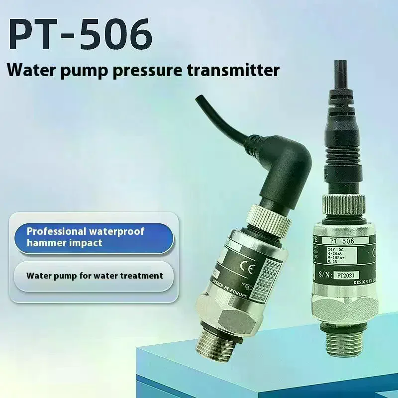1Pcs Transducer For Water Pump Hydraulic Air Oil Liquid 24V Industrial Pressure Transmitter 4-20mA G1/4 PT-506 Pressure Sensor
1Pcs Transducer For Water Pump Hydraulic Air Oil Liquid 24V Industrial Pressure Transmitter 4-20mA G1/4 PT-506 Pressure Sensor