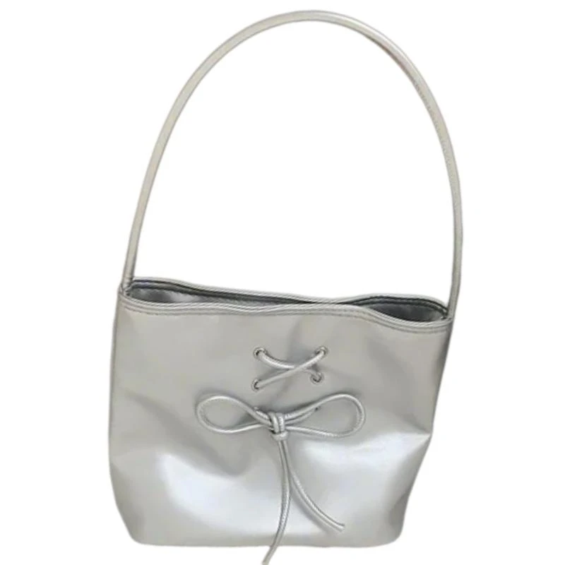 Sweet Bowknot Armpit Bag for Women PU Leather Shoulder Bag Solid Color Handbag
Sweet Bowknot Armpit Bag for Women PU Leather Shoulder Bag Solid Color Handbag