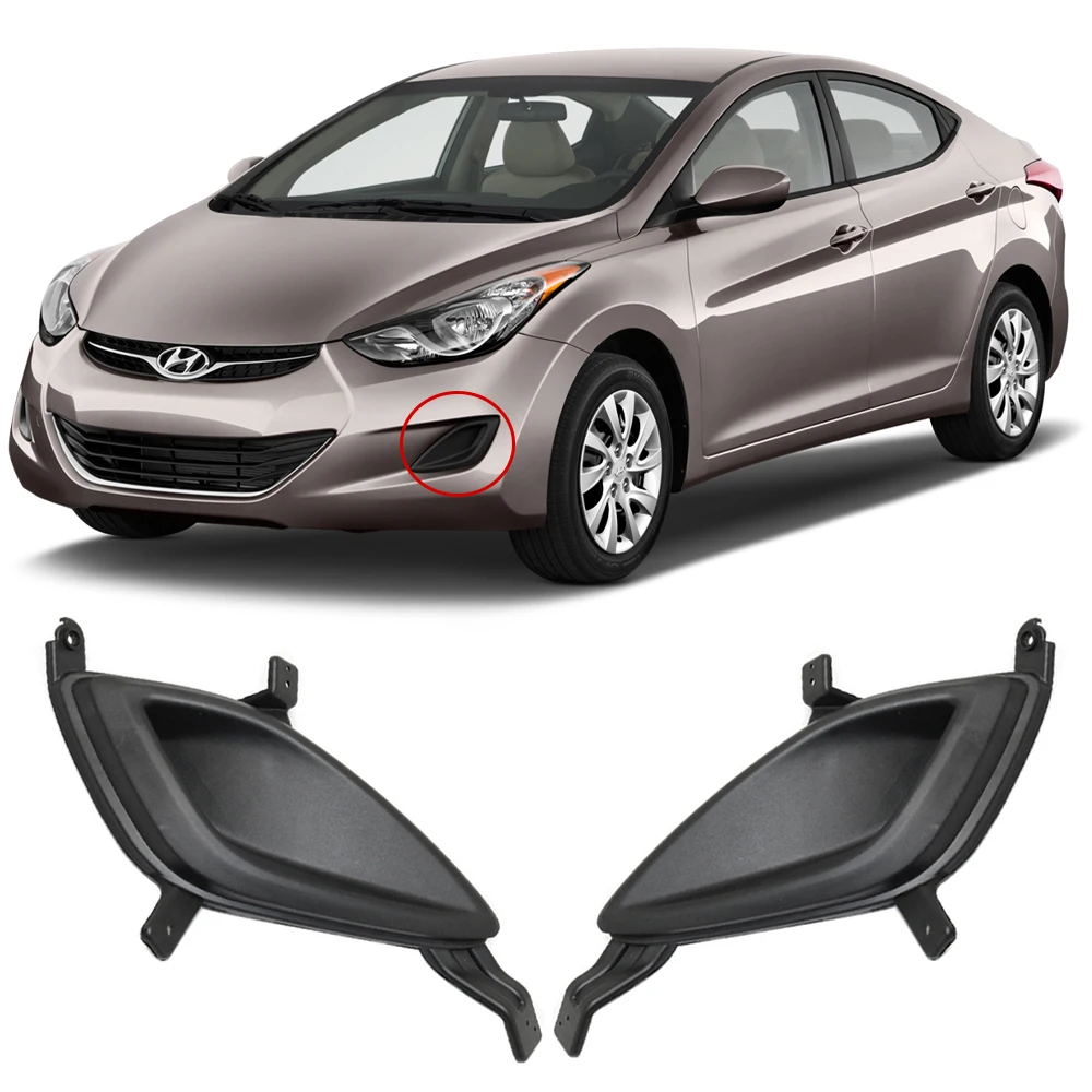 2Pcs Car Front Bumper Fog Light Cover for Hyundai Elantra 2011 2012 2013 Left Right Side headlight Covers 865633Y000 Accessories
2Pcs Car Front Bumper Fog Light Cover for Hyundai Elantra 2011 2012 2013 Left Right Side headlight Covers 865633Y000 Accessories