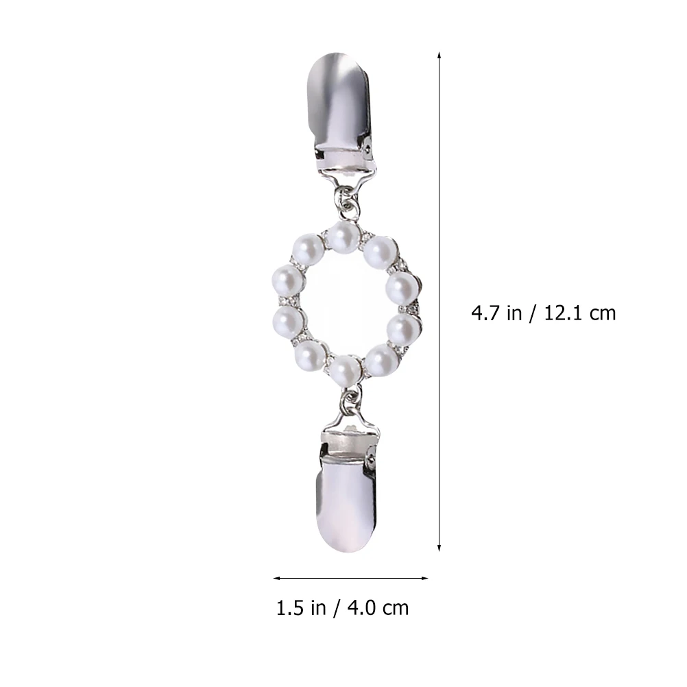 2Pcs Round Heart Rhinestone Shawl Clips Durable Alloy Brooches for Sweater Cardigan Decorations Elegant Pearl Design
2Pcs Round Heart Rhinestone Shawl Clips Durable Alloy Brooches for Sweater Cardigan Decorations Elegant Pearl Design