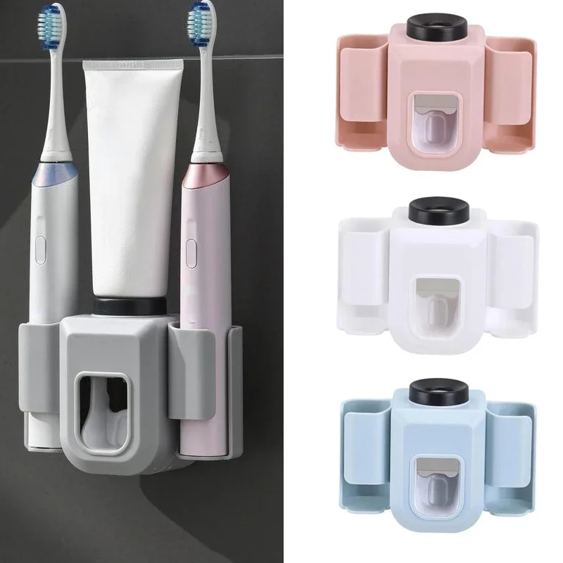 Toothbrush Holder Double Hole Wall Toothbrush Organizer Toothpaste Stand Toothpaste Squeezer Bathroom Accessories baño banheiro
Toothbrush Holder Double Hole Wall Toothbrush Organizer Toothpaste Stand Toothpaste Squeezer Bathroom Accessories baño banheiro