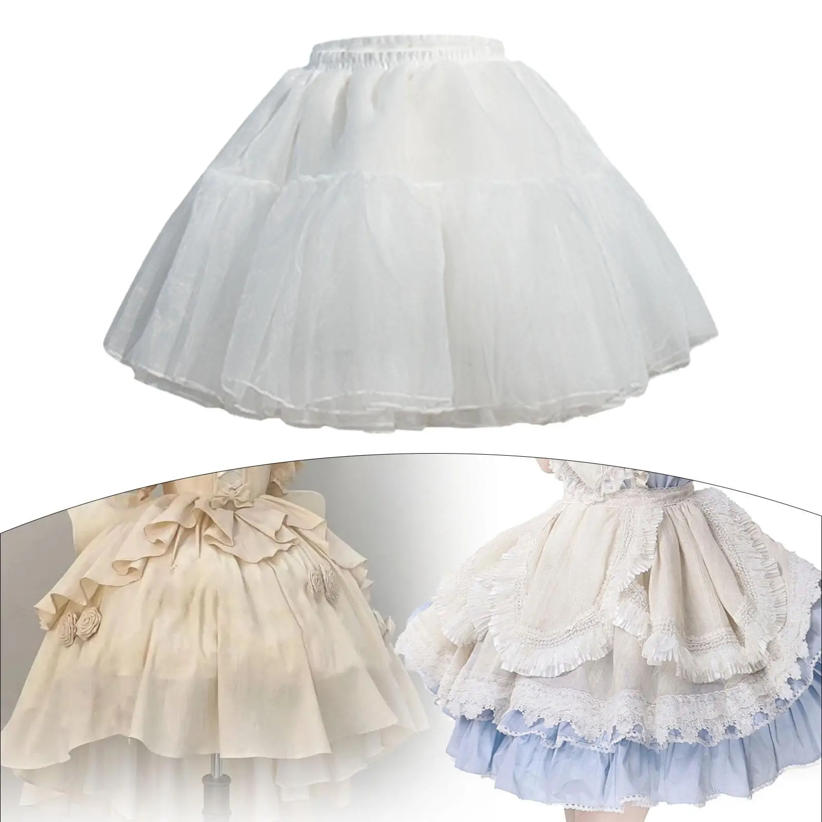 Petticoat Skirt Ballet Short Lolita Skirt Support for Princess Wedding Party
Petticoat Skirt Ballet Short Lolita Skirt Support for Princess Wedding Party