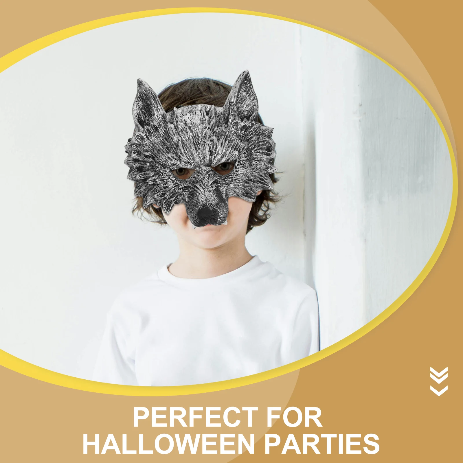 1 set Wolf Costume Stylish Halloween Party Accessories Silver Mask Set Cosplay Tail Decor Gloves Tail Decorative
1 set Wolf Costume Stylish Halloween Party Accessories Silver Mask Set Cosplay Tail Decor Gloves Tail Decorative