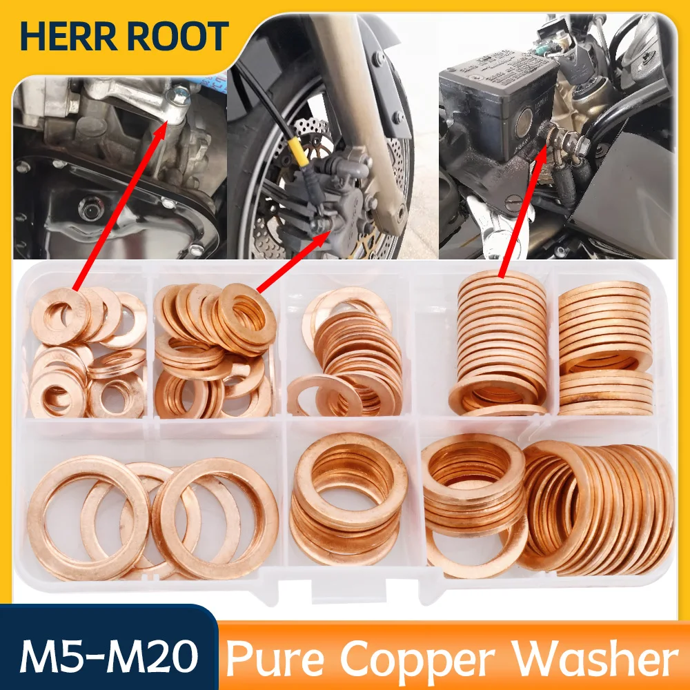 M5 M6 M8 M10 M12 M14 M16 M20 Solid Pure Copper Washers Sump Plugs Oil Seal Washer Flat Copper Sealing Gaskets Plumbing Rings
M5 M6 M8 M10 M12 M14 M16 M20 Solid Pure Copper Washers Sump Plugs Oil Seal Washer Flat Copper Sealing Gaskets Plumbing Rings